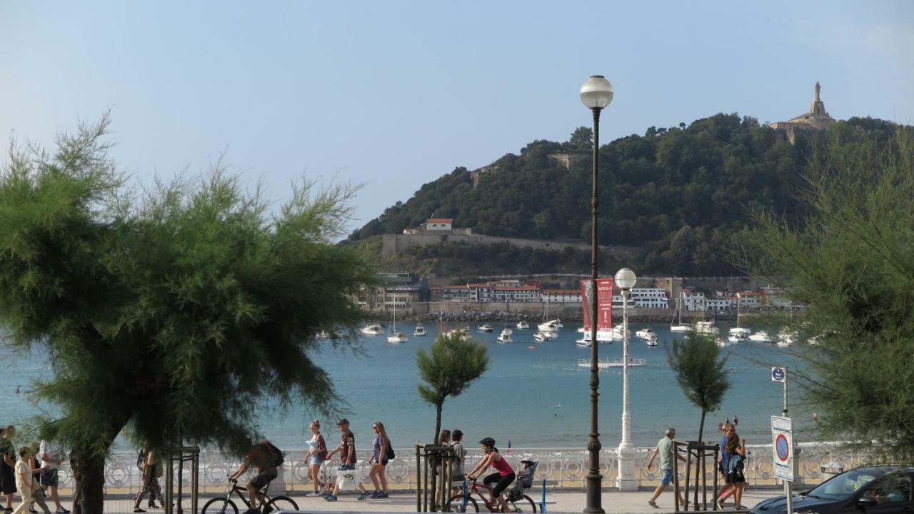 La Madame On La Concha Beach, Seaview Apartment San Sebastián Exteriör bild