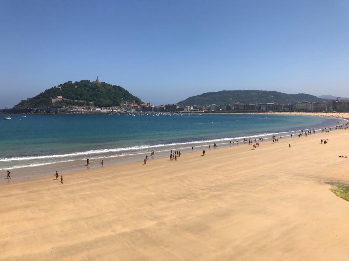 La Madame On La Concha Beach, Seaview Apartment San Sebastián Rum bild