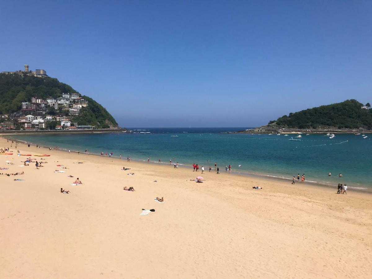 La Madame On La Concha Beach, Seaview Apartment San Sebastián Exteriör bild