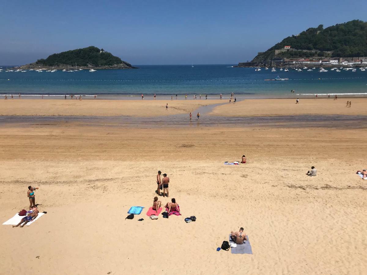La Madame On La Concha Beach, Seaview Apartment San Sebastián Exteriör bild