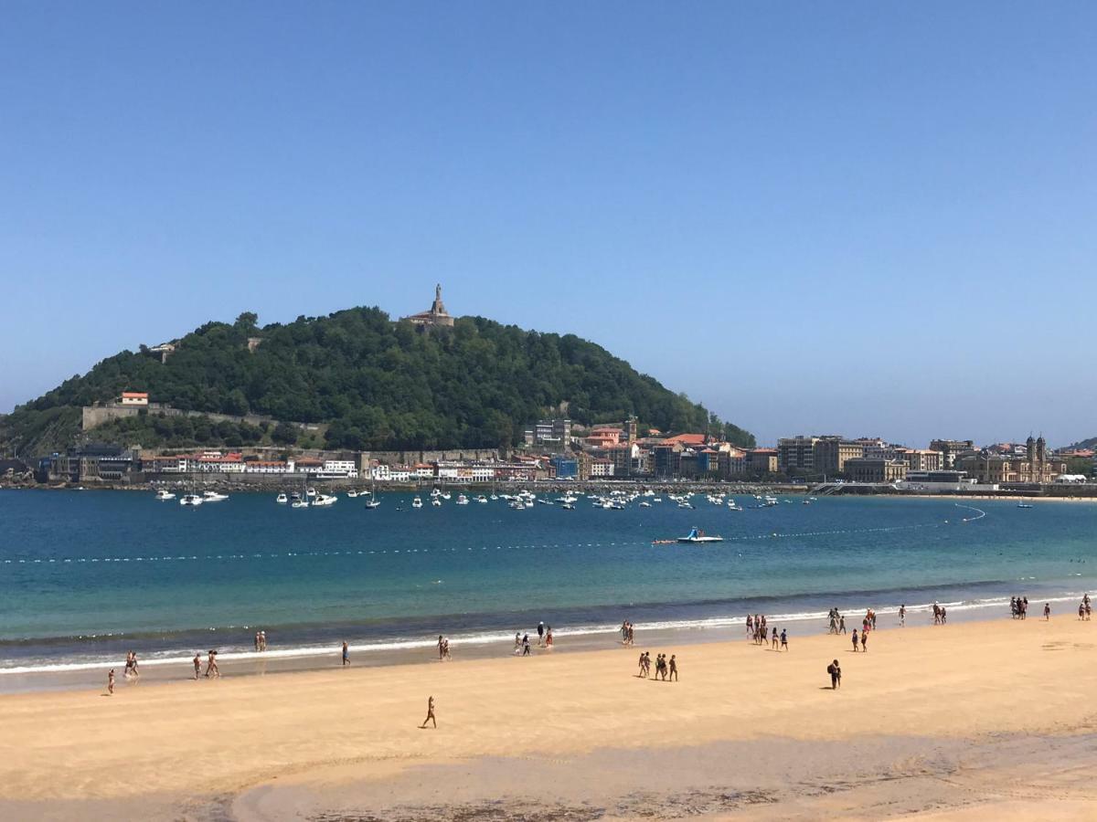 La Madame On La Concha Beach, Seaview Apartment San Sebastián Exteriör bild