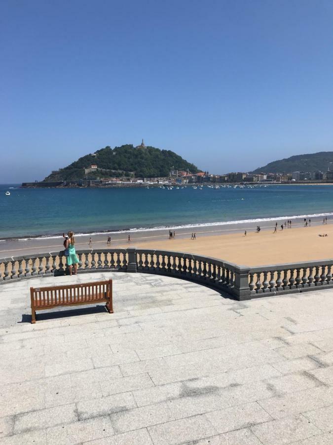 La Madame On La Concha Beach, Seaview Apartment San Sebastián Exteriör bild