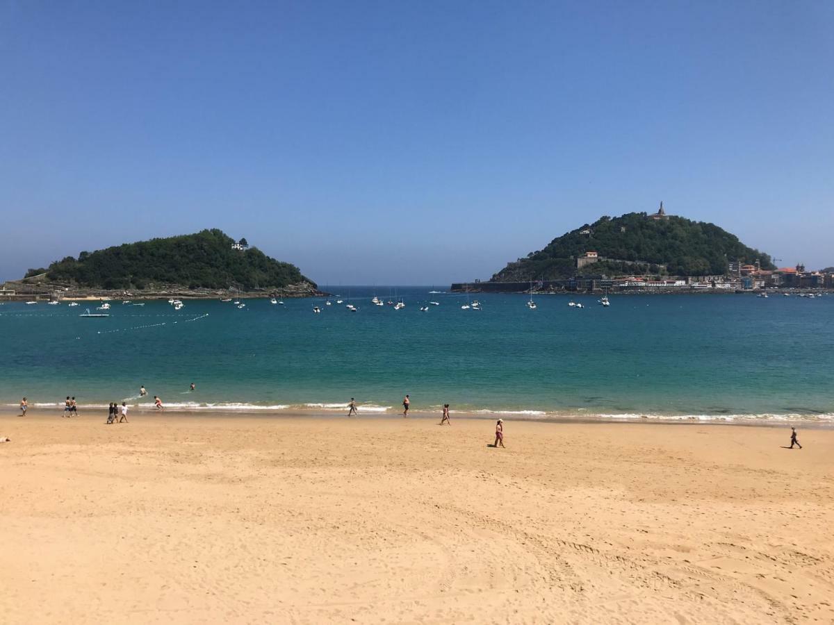 La Madame On La Concha Beach, Seaview Apartment San Sebastián Exteriör bild